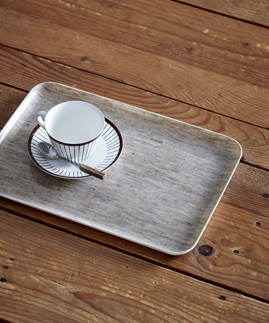 リネンコーティングトレイ M / Natural