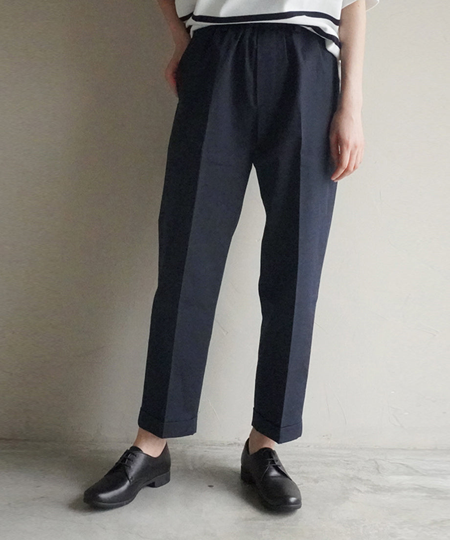 センタープレス ダブルパンツ / 4.Navy