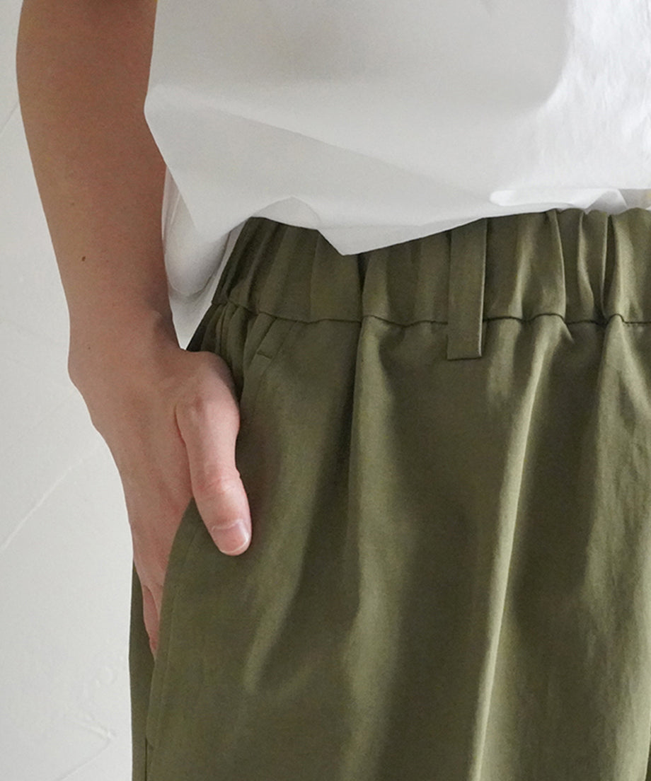センタープレス ダブルパンツ / 3.Khaki