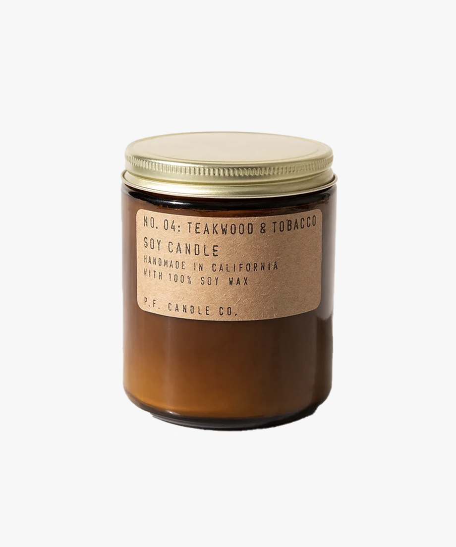 ソイワックス キャンドル 7.2oz / 04.Teakwood & Tobacco