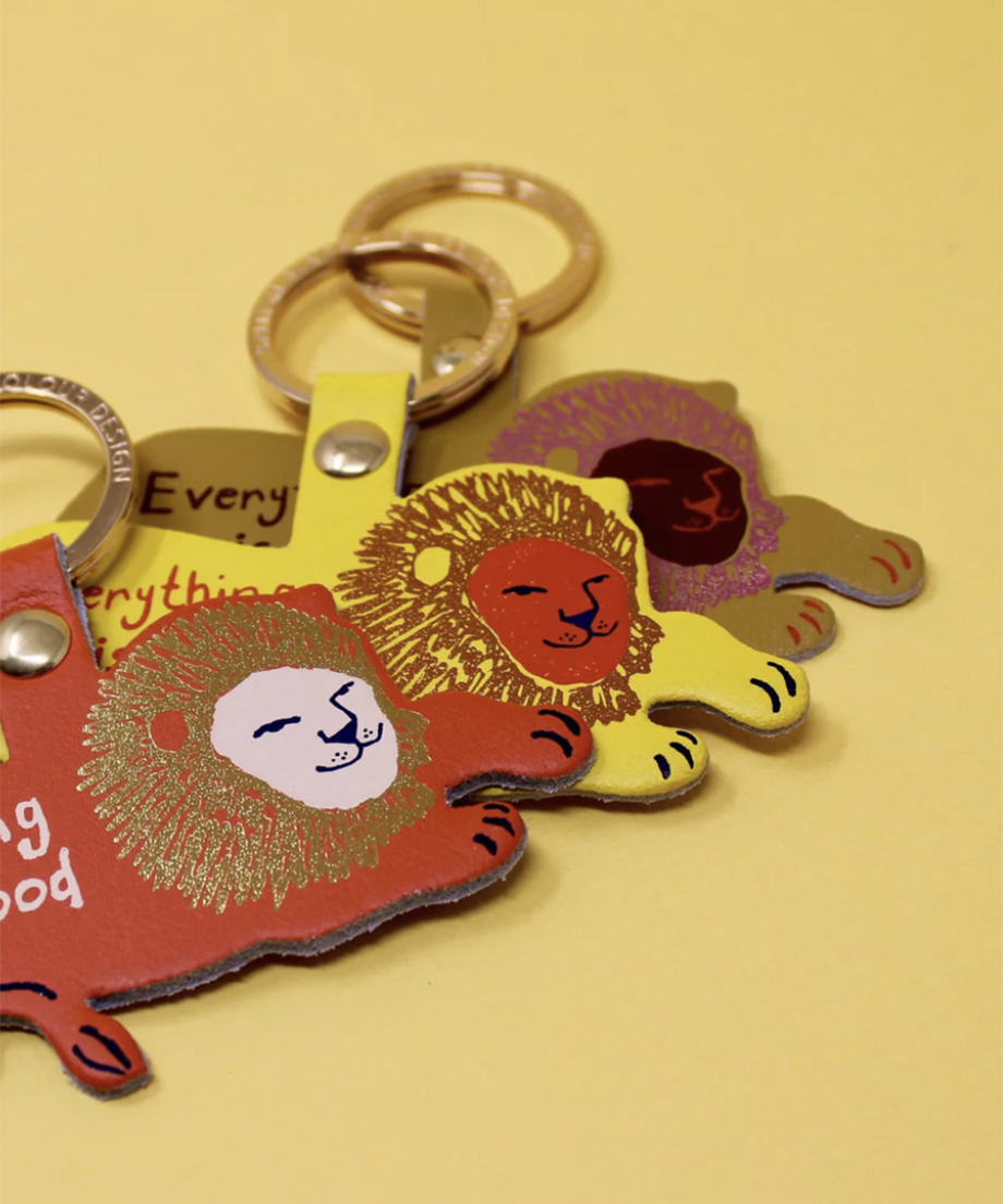 キーホルダー Lion / Ochre