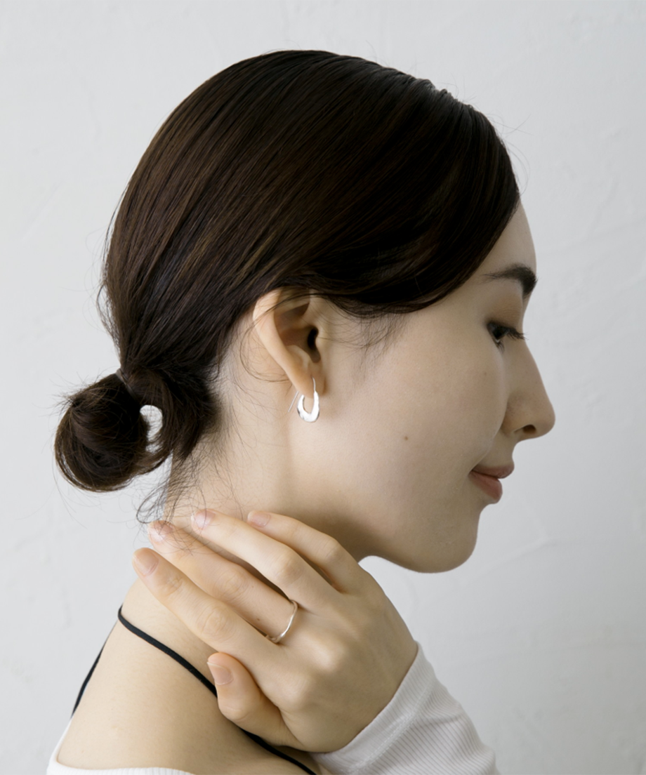 ラウンドピアス / Silver