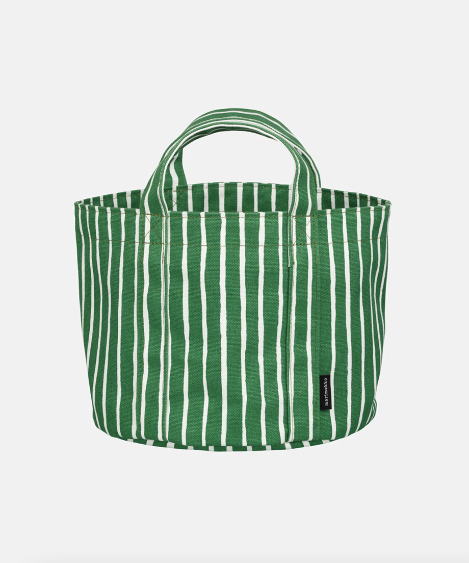 バスケット S / White & Green