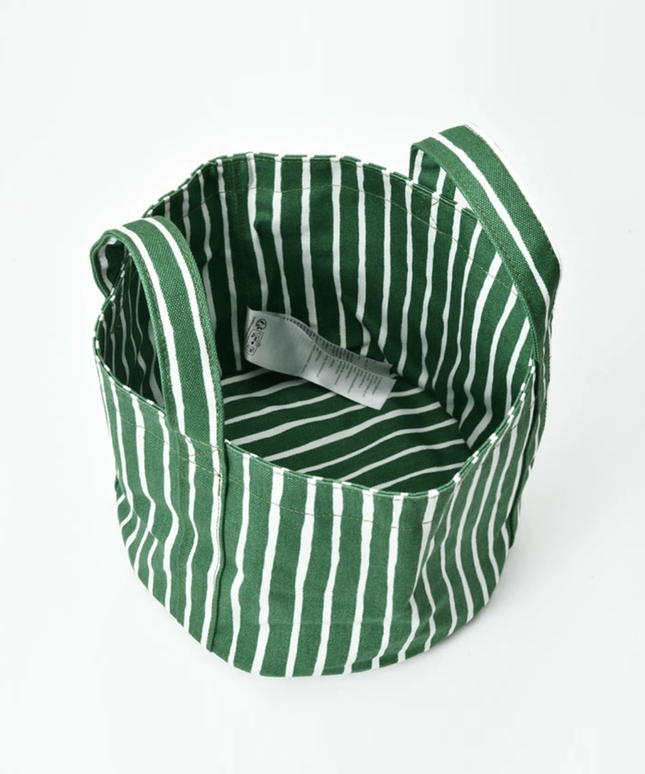 バスケット S / White & Green