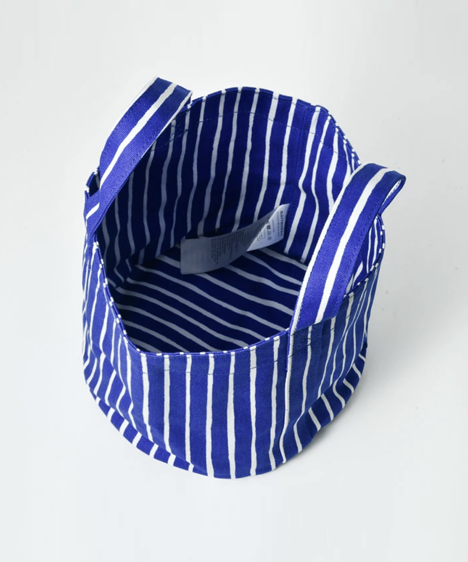 バスケット S / White & Blue