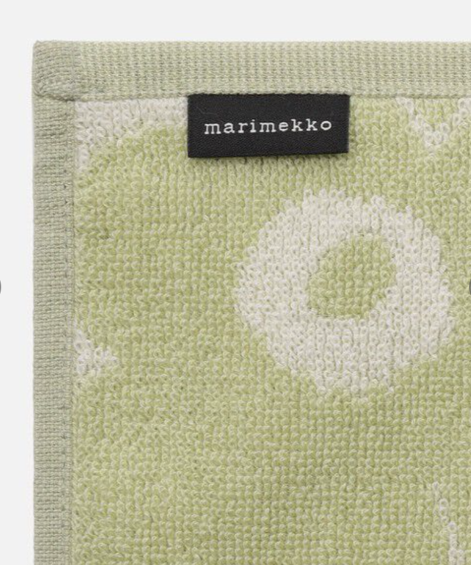 ミニタオル / White & Light green