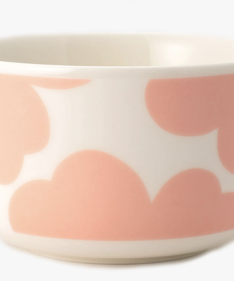 ボウル 小 / White & Pink