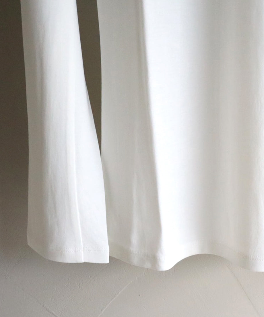 長袖クルーネックTシャツ / White