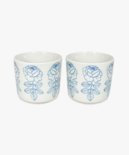 コーヒーカップセット / White & Light Blue