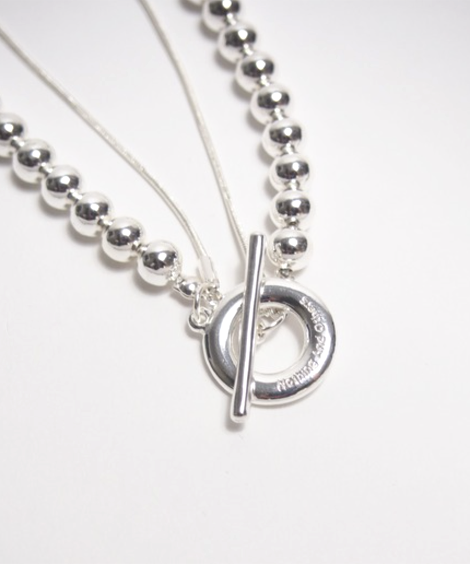 2連ネックレス / Silver
