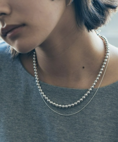2連ネックレス / Silver