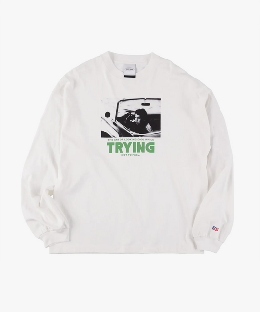 ロングスリーブTシャツ / Off White-B