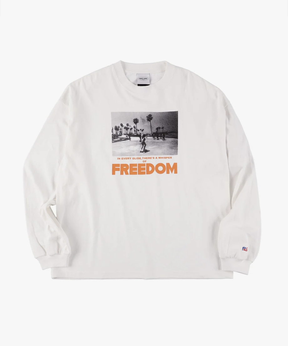ロングスリーブTシャツ / Off White-A
