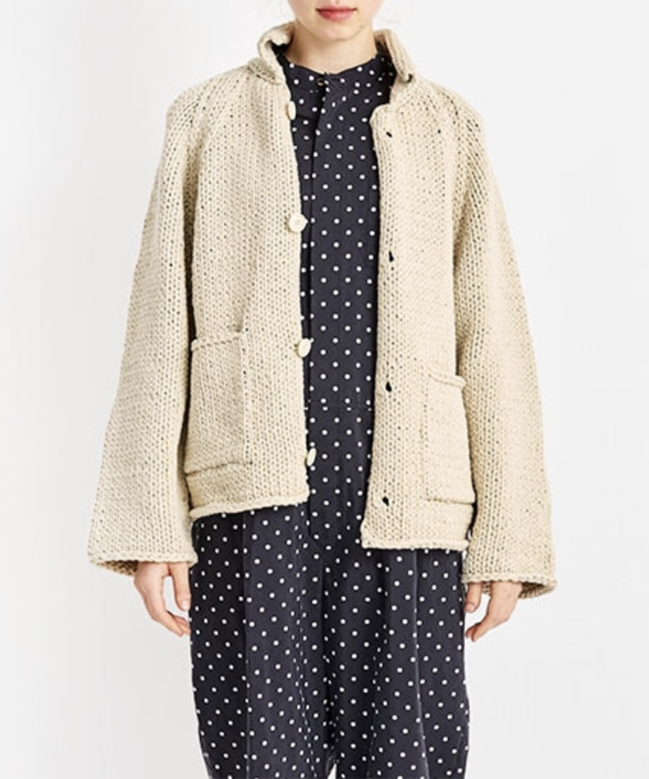 ニットジャケット / Ivory