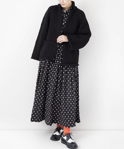 ニットジャケット / Black