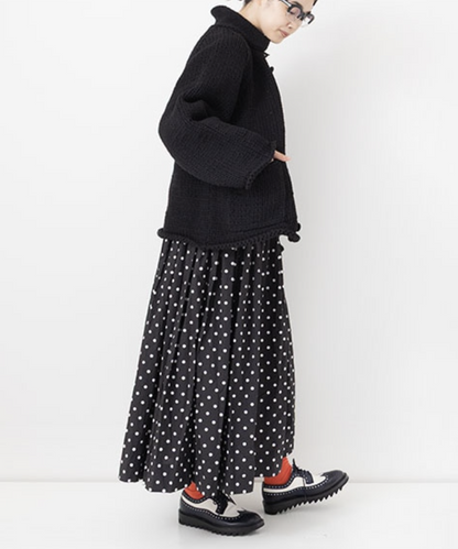 ニットジャケット / Black