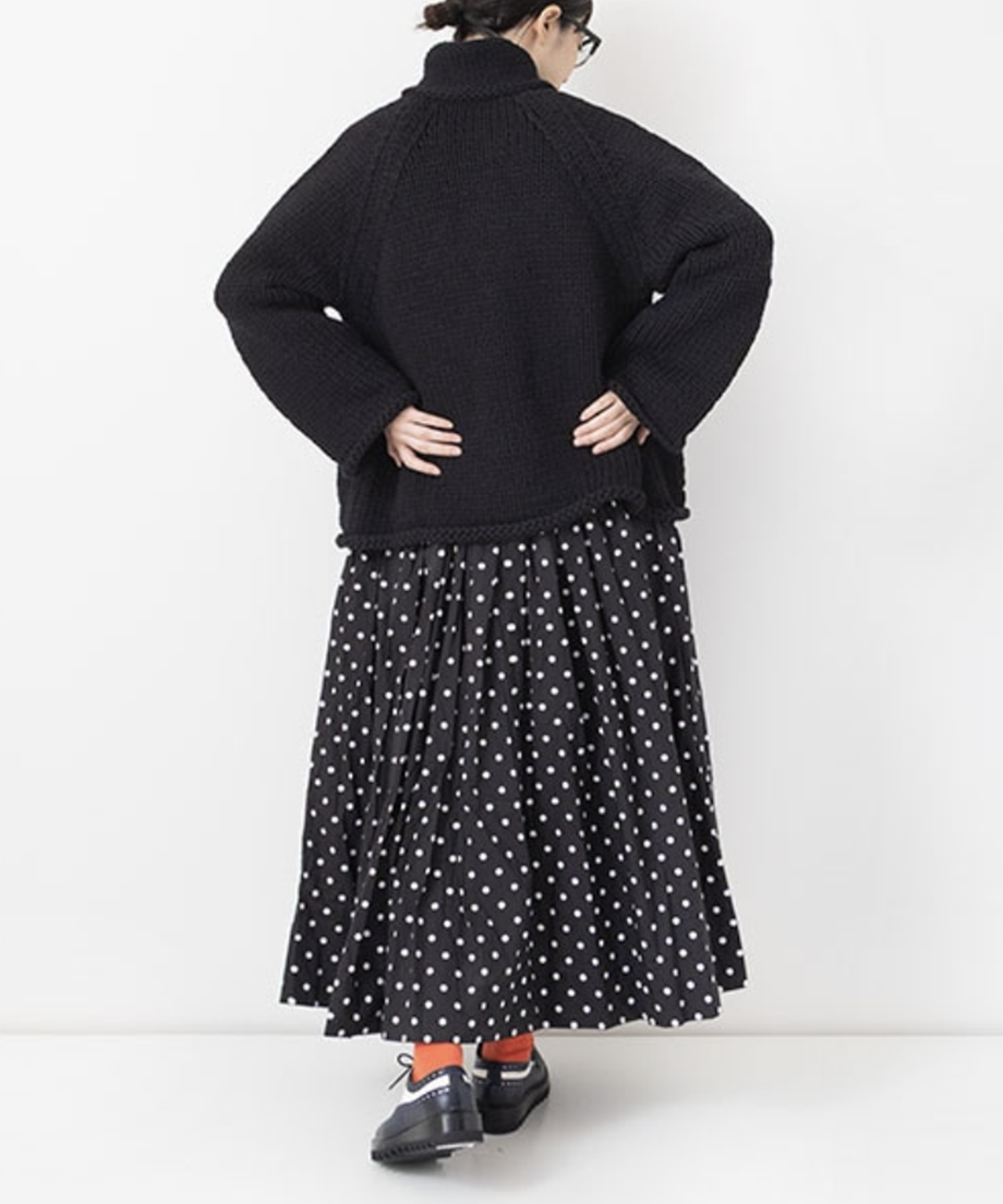 ニットジャケット / Black