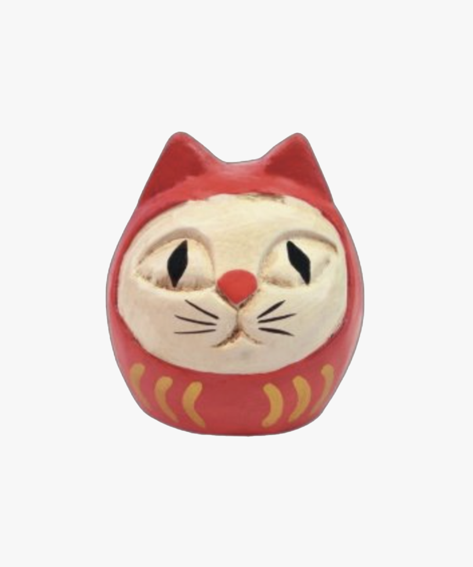 Dharma Cat Red S / White & Black