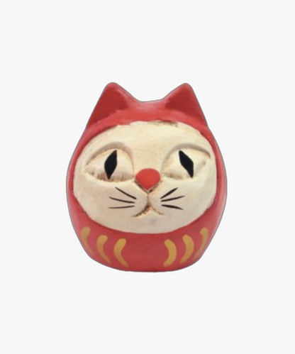 Dharma Cat Red S / White & Black