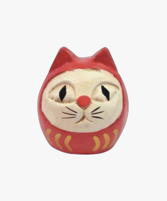 Dharma Cat Red S / White & Black