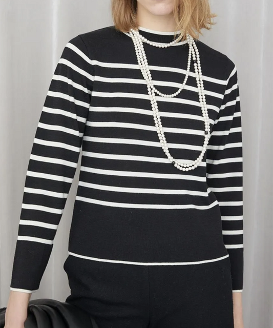 ニット / Black & Off White