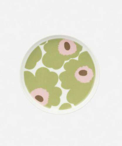 プレート 13.5cm / White & Light green