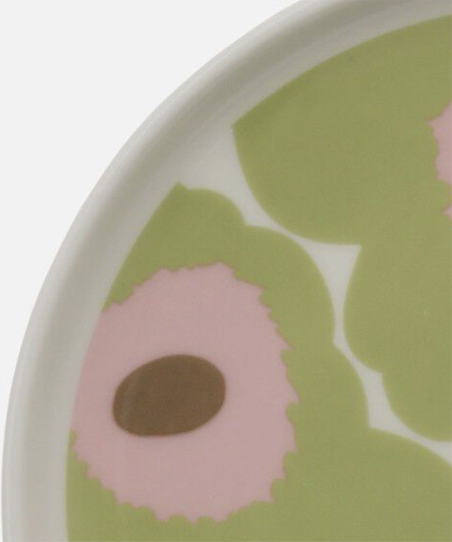 プレート 13.5cm / White & Light green