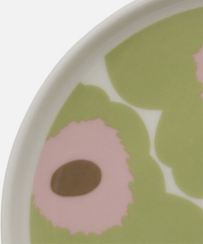 プレート 13.5cm / White & Light green