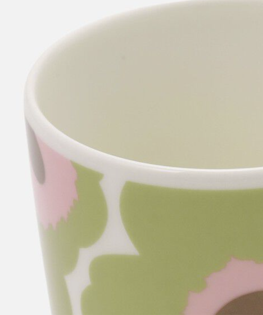 マグカップ  / White & Light green
