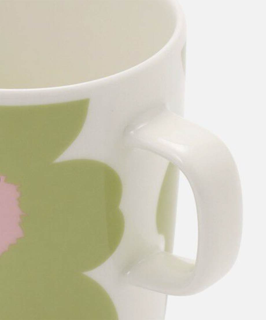 マグカップ  / White & Light green
