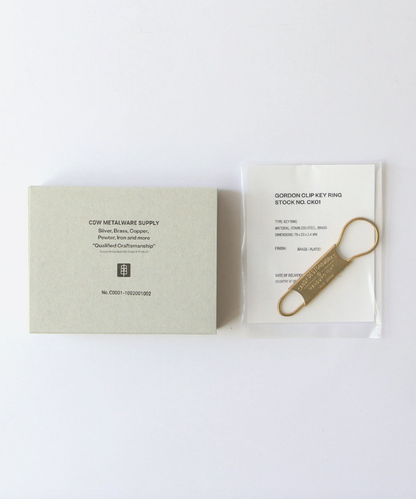 Gordon キーホルダー / Nickel