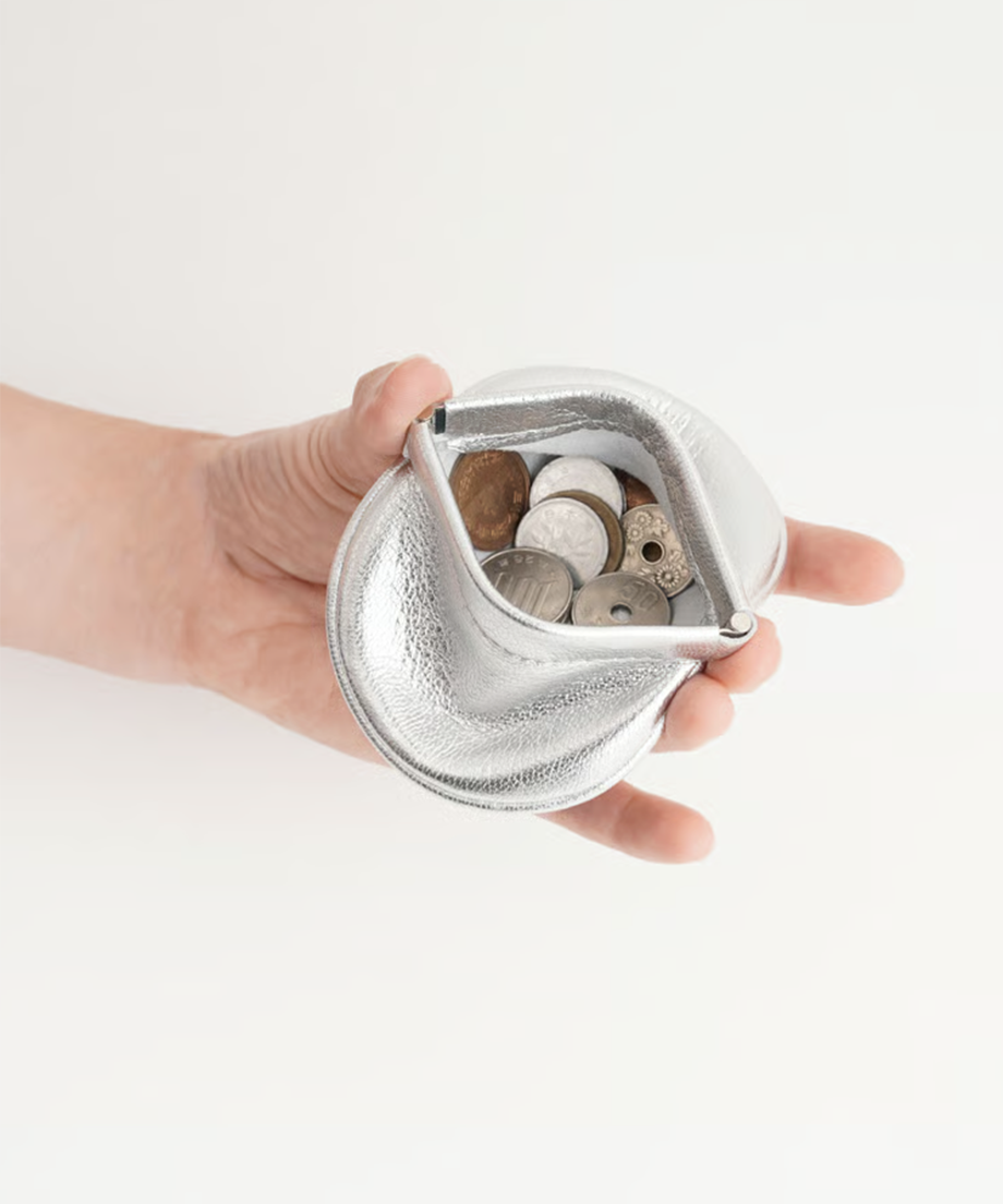 ROUND コインケース / Silver