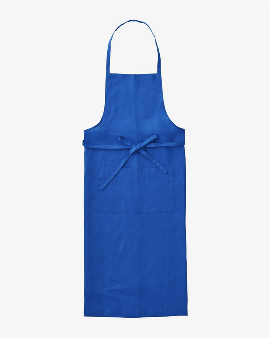 リネンフルエプロン / ブルーロワ