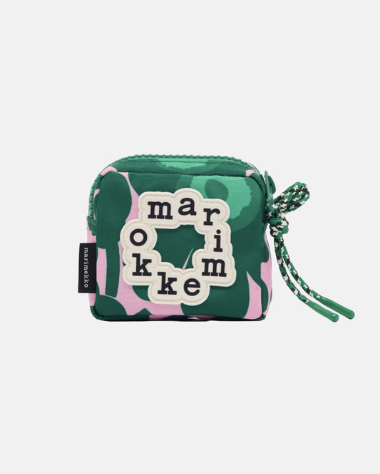Niekka ポーチ / Green & Pink