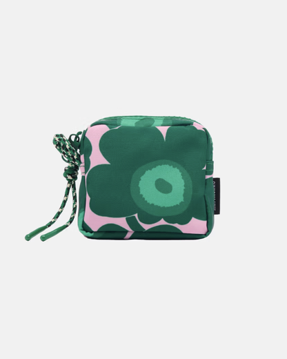 Niekka ポーチ / Green & Pink