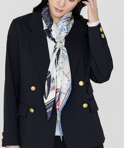 ストール / Navy