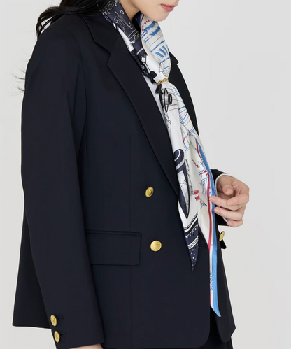ストール / Navy