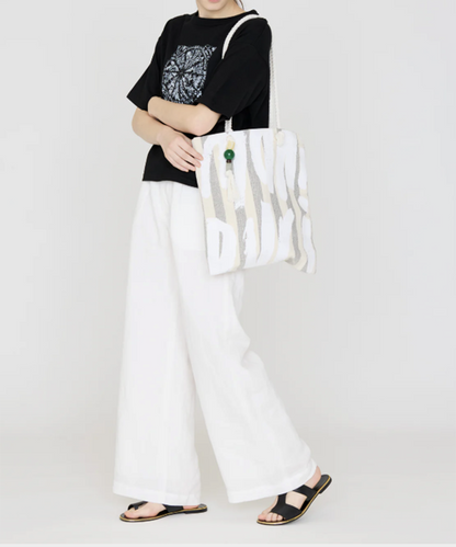 トートバッグ L / White