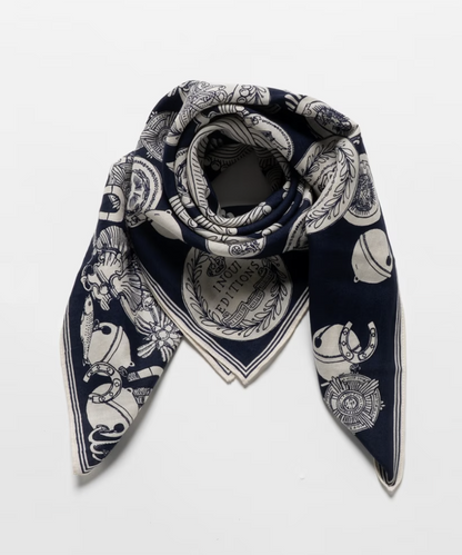ストール / Blue marine& Navy