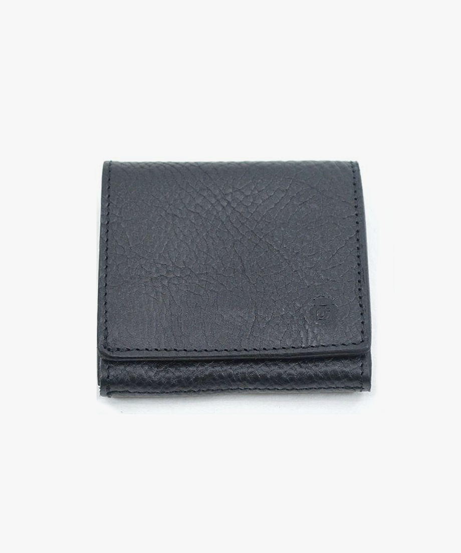 ミニ折り財布 / Black