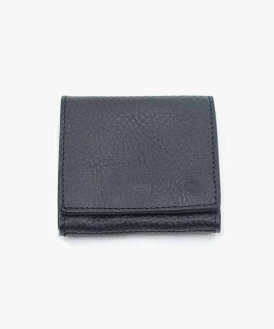 ミニ折り財布 / Black