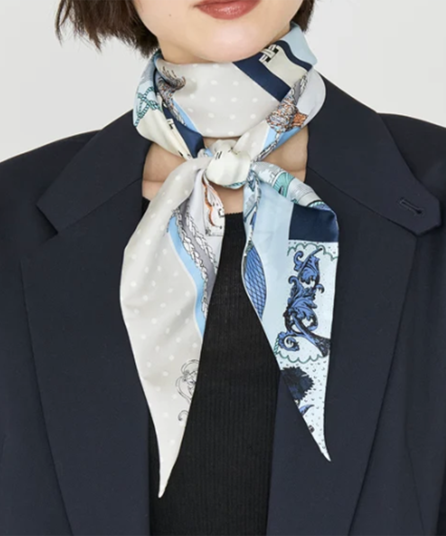 スカーフ / 47.Light Blue