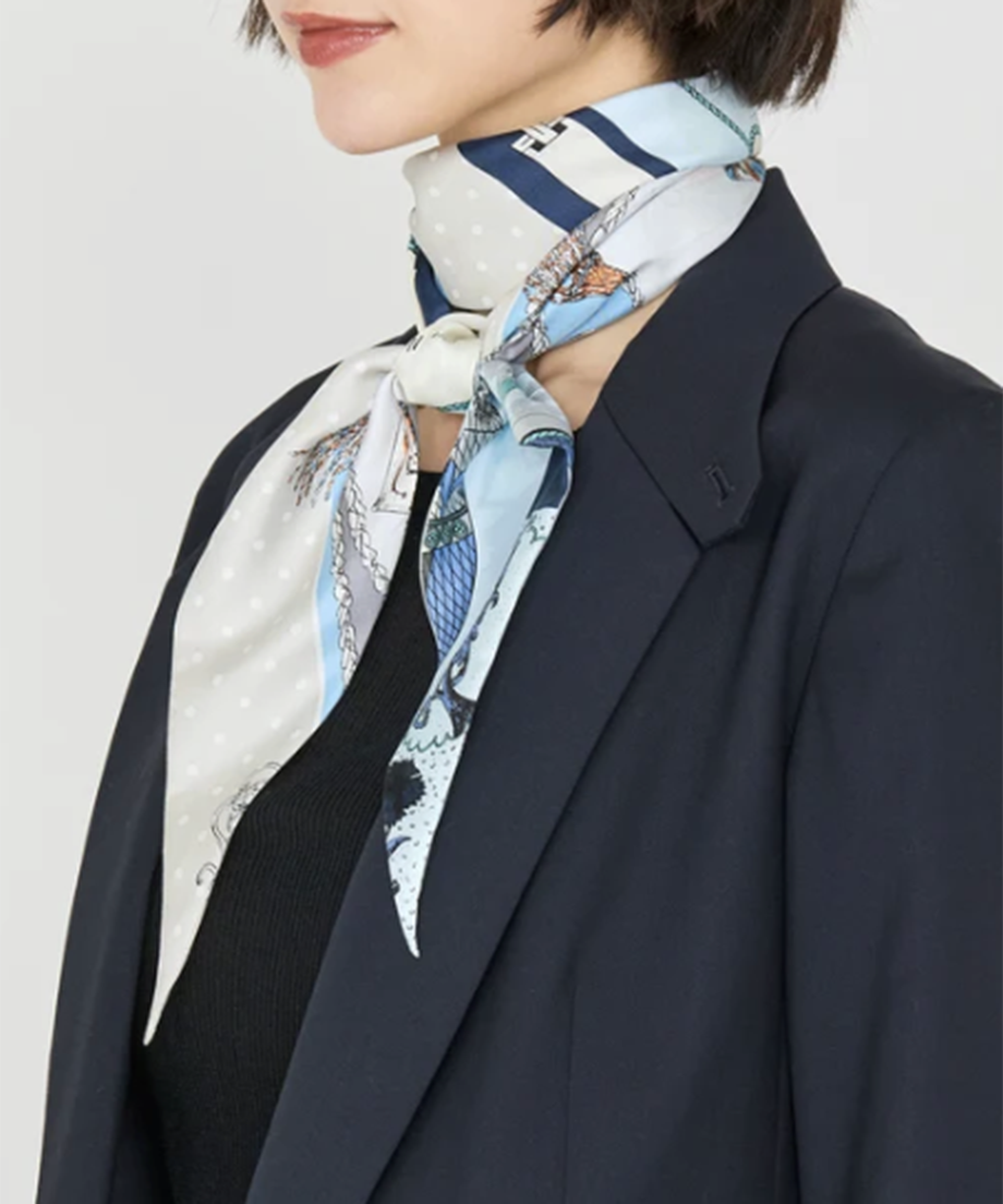 スカーフ / 47.Light Blue