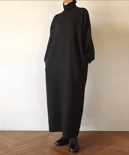 ニットワンピース / Black