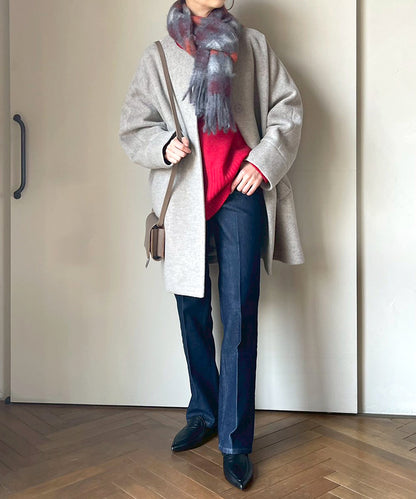 チェックストール / Gray