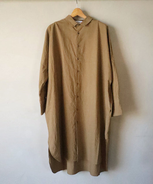 ロングシャツ / Beige