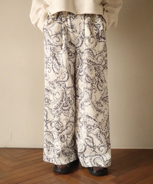 ワイドパンツ / Ecru