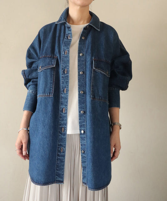 デニムシャツ / Navy