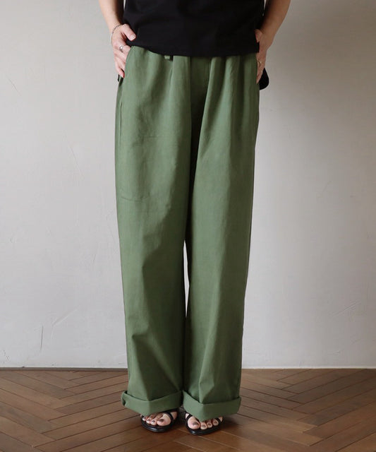 ワイドパンツ / Khaki