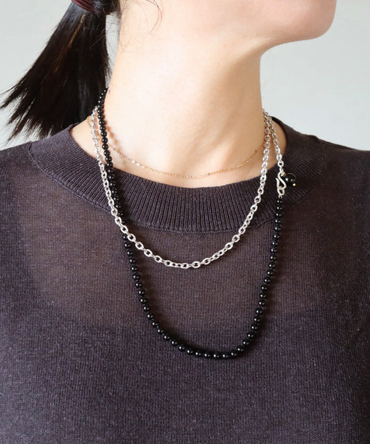 ネックレス / Silver & Onyx